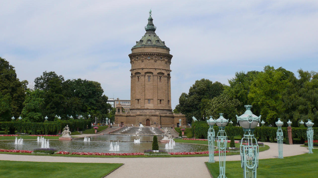 der Mannheimer Wasserturm